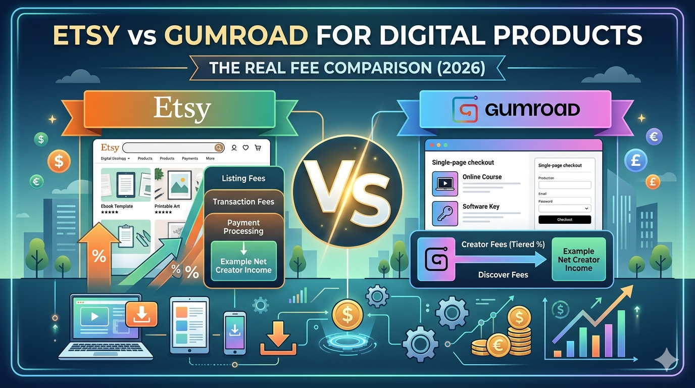 Etsy vs Gumroad for Digital Products